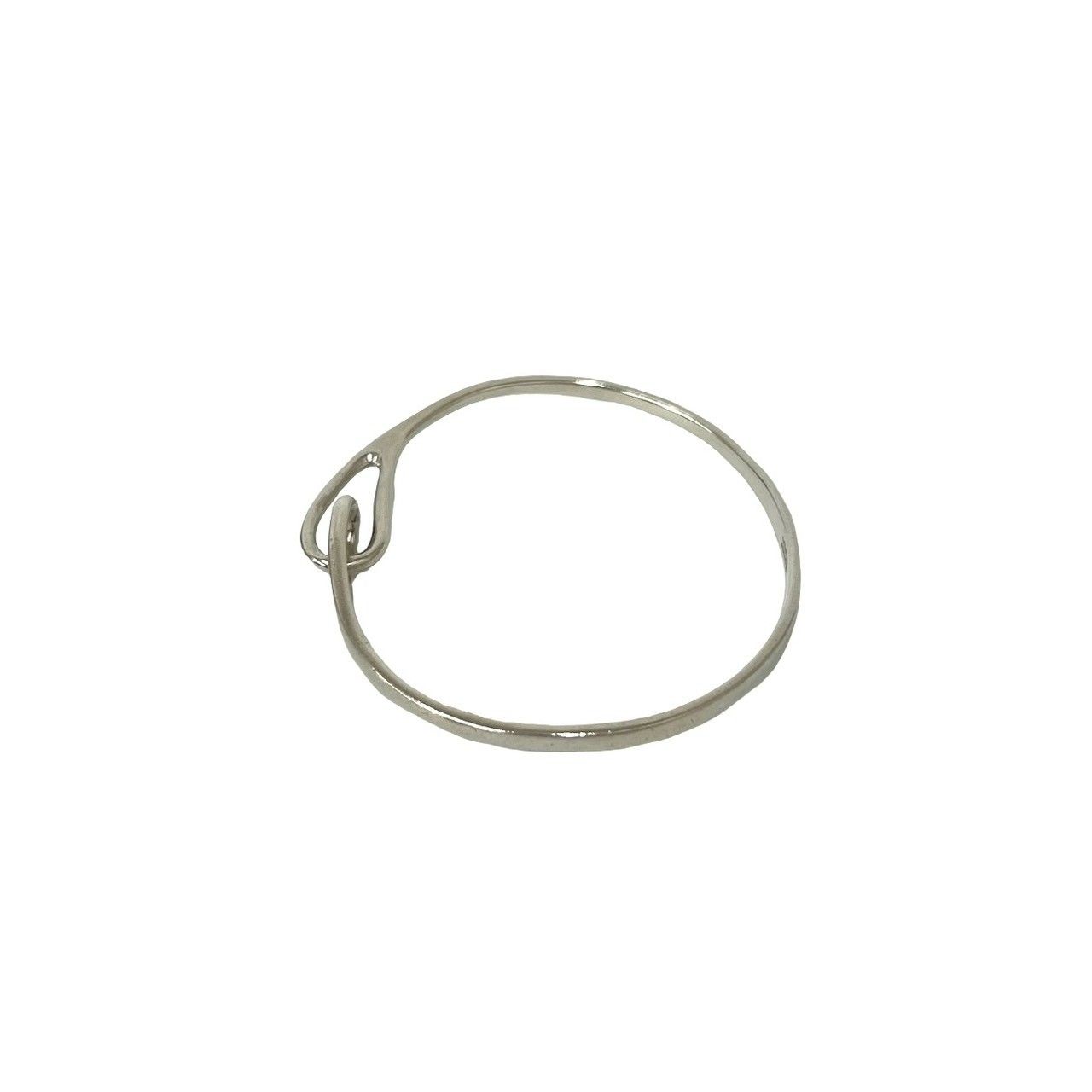 Tiffany & Co Vintage Double Loop Bangle 925 Sterling Silver Bracelet — view 4