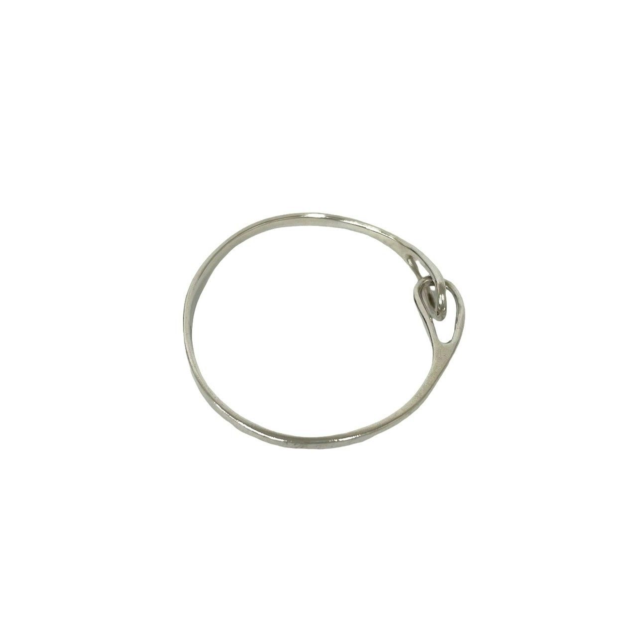 Tiffany & Co Vintage Double Loop Bangle 925 Sterling Silver Bracelet — view 5
