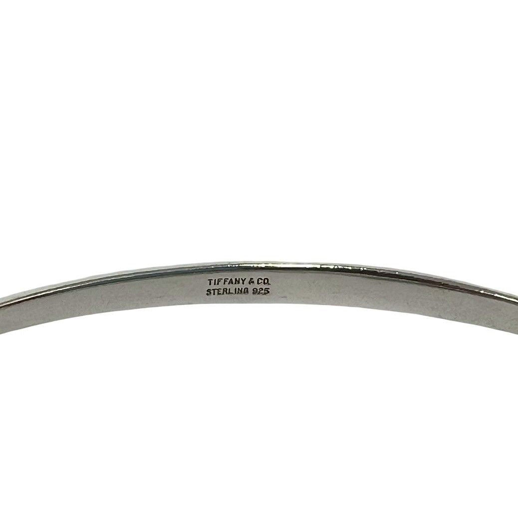 Tiffany & Co Vintage Double Loop Bangle 925 Sterling Silver Bracelet — view 3