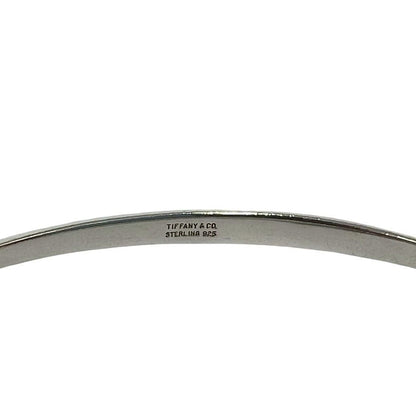 Tiffany & Co Vintage Double Loop Bangle 925 Sterling Silver Bracelet — view 3
