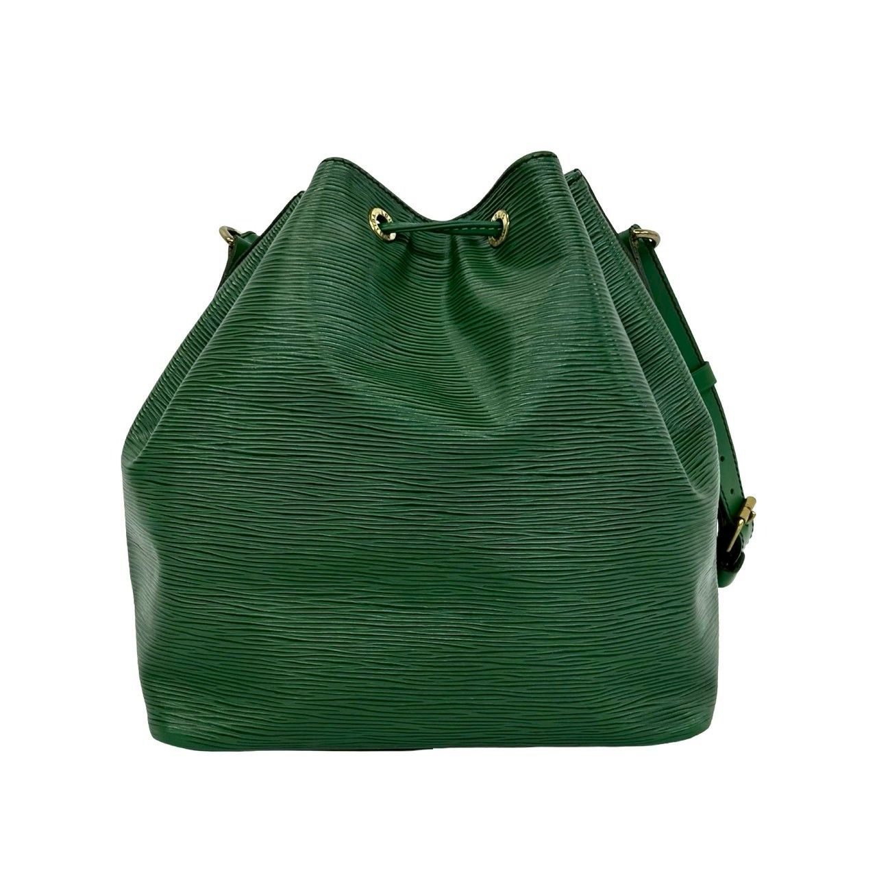 Louis Vuitton Vintage Petit Noe Epi Leather Drawstring Shoulder Bag Borneo Green — view 3