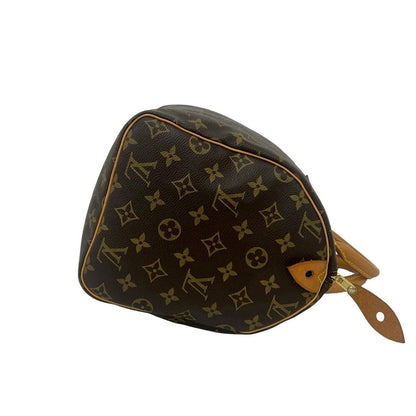 Louis Vuitton Vintage Speedy 30 Monogram Leather Mini Boston Bag Brown — view 6