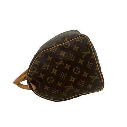 Louis Vuitton Vintage Speedy 30 Monogram Leather Mini Boston Bag Brown — view 5