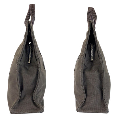 Hermes Her Line Gray Silver Polyamide Polyester Tote — view 8