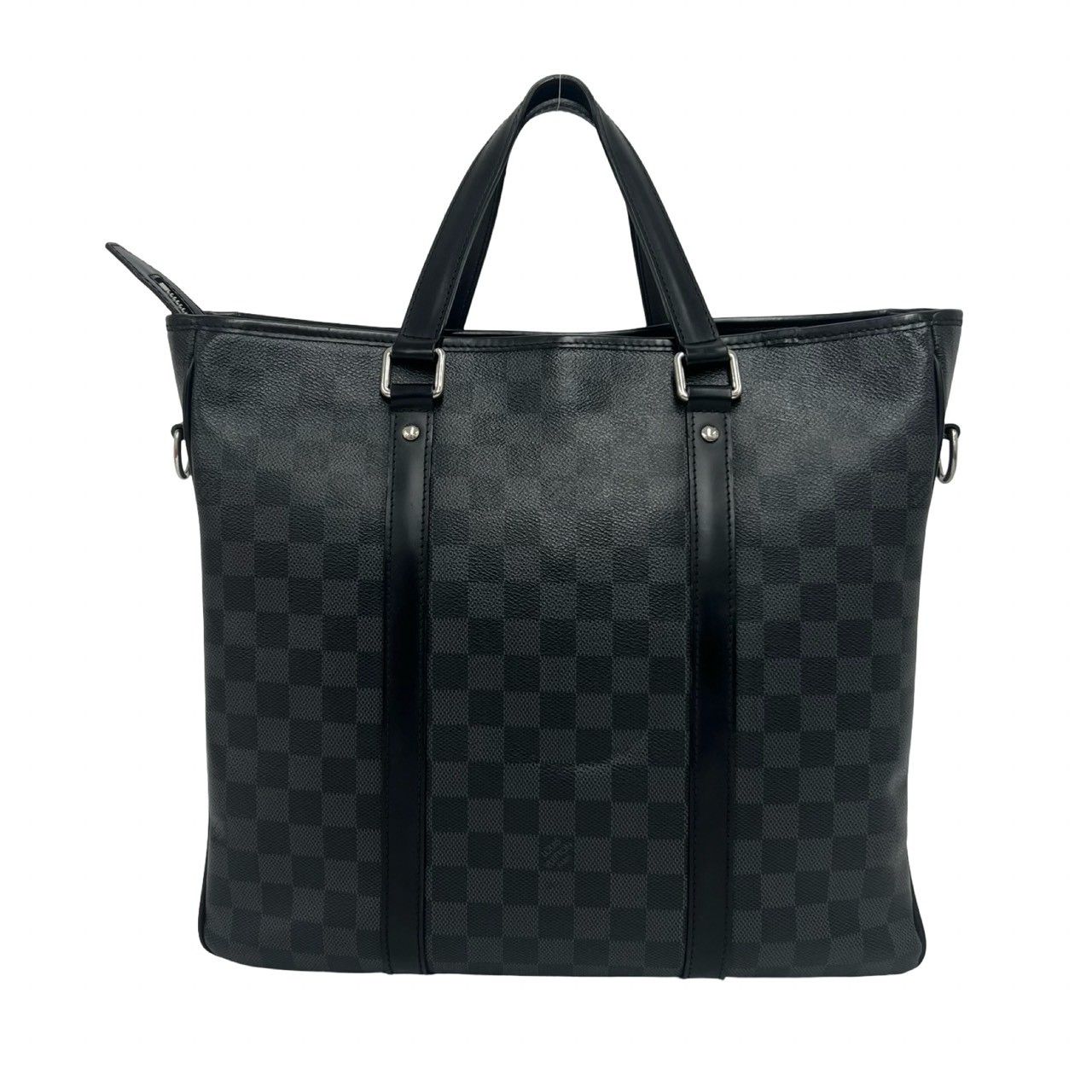 Louis Vuitton Tadao Damier Graphite Leather 2-Way Mini Tote Shoulder Bag Black — view 3