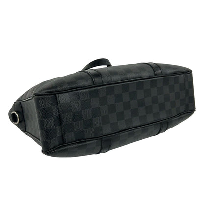 Louis Vuitton Tadao Damier Graphite Leather 2-Way Mini Tote Shoulder Bag Black — view 7