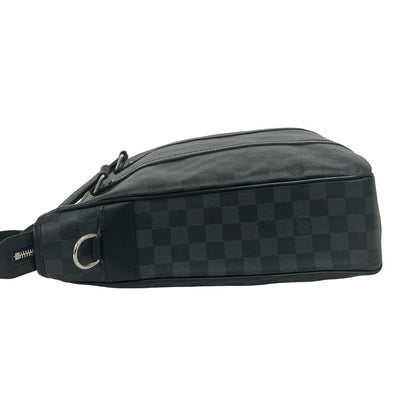 Louis Vuitton Tadao Damier Graphite Leather 2-Way Mini Tote Shoulder Bag Black — view 5