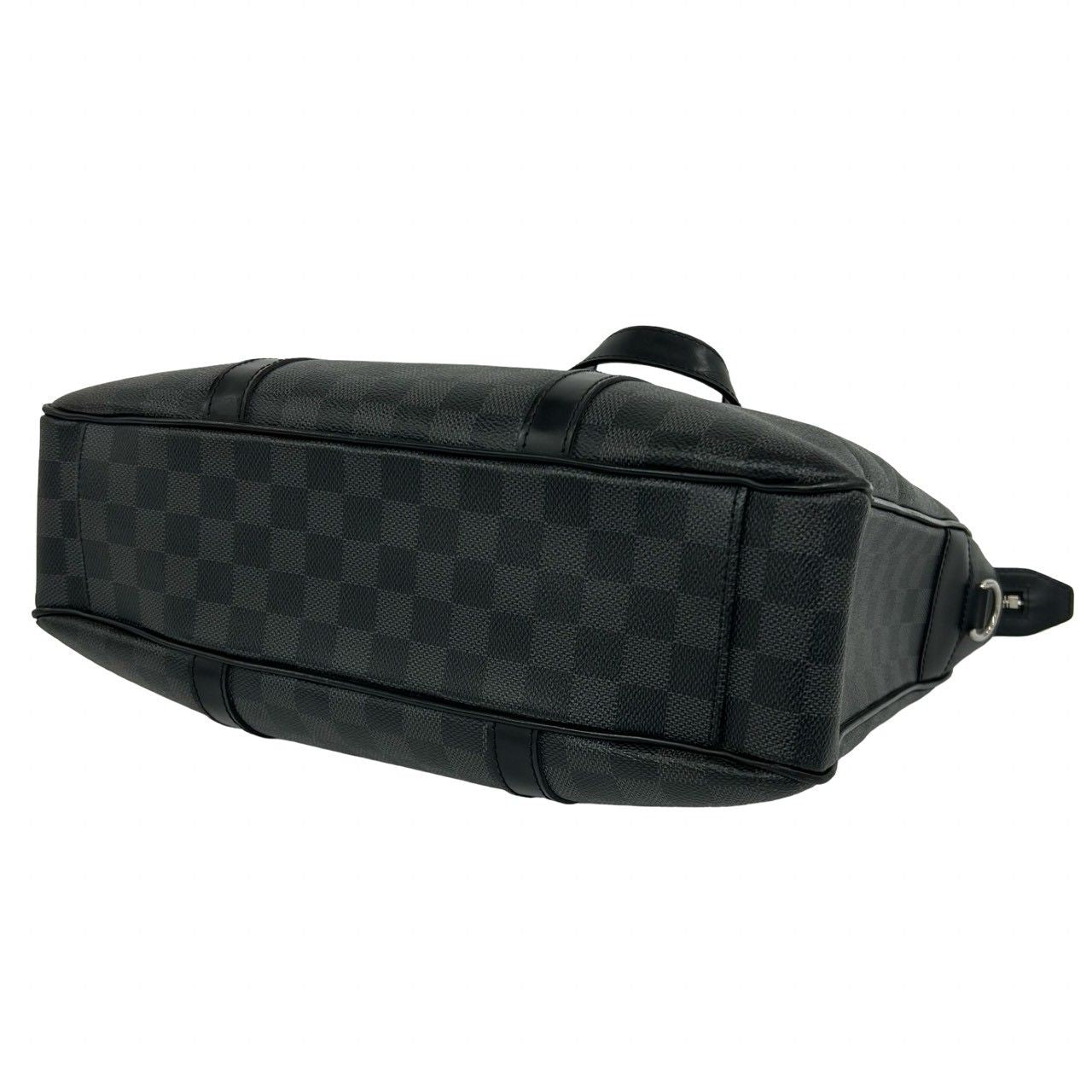 Louis Vuitton Tadao Damier Graphite Leather 2-Way Mini Tote Shoulder Bag Black — view 8