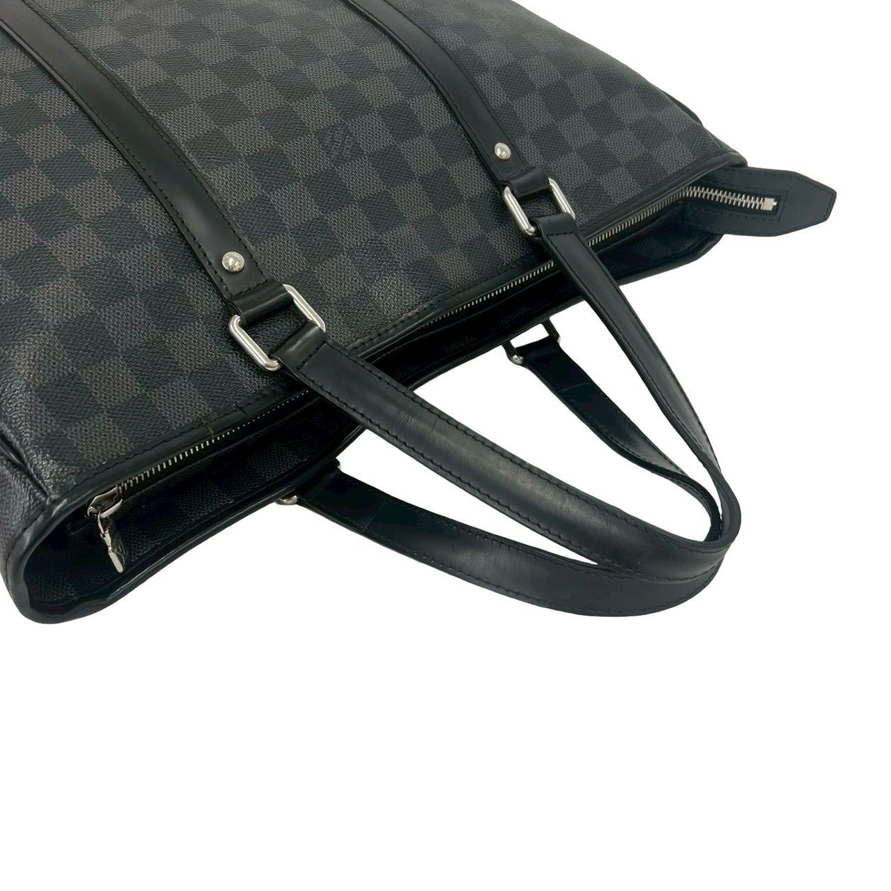 Louis Vuitton Tadao Damier Graphite Leather 2-Way Mini Tote Shoulder Bag Black — view 4