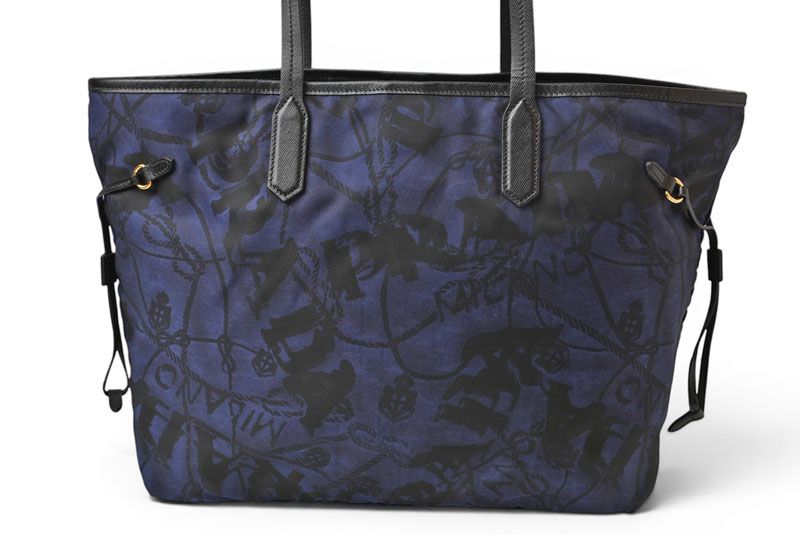 Prada Tote Nylon Baltico Blue — view 2