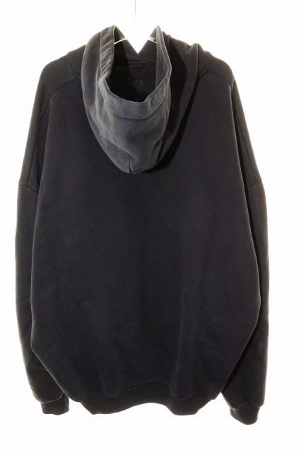 Balenciaga Black S BB Logo Print Pullover Hoodie — view 2