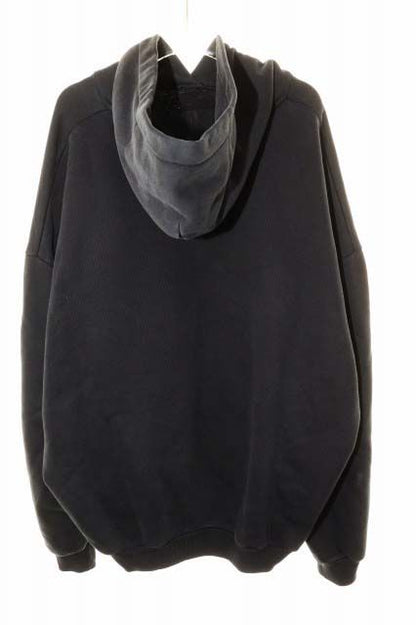 Balenciaga Black S BB Logo Print Pullover Hoodie — view 2