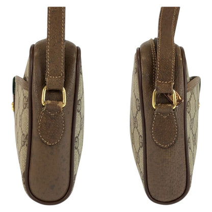 Gucci Vintage Sherry Line Beige GG Supreme Canvas 116 02 089 Shoulder — view 7