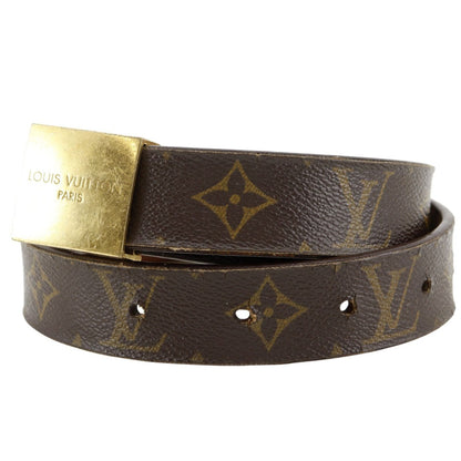 Louis Vuitton Ceinture Carre Monogram Canvas Brown Belt — view 2
