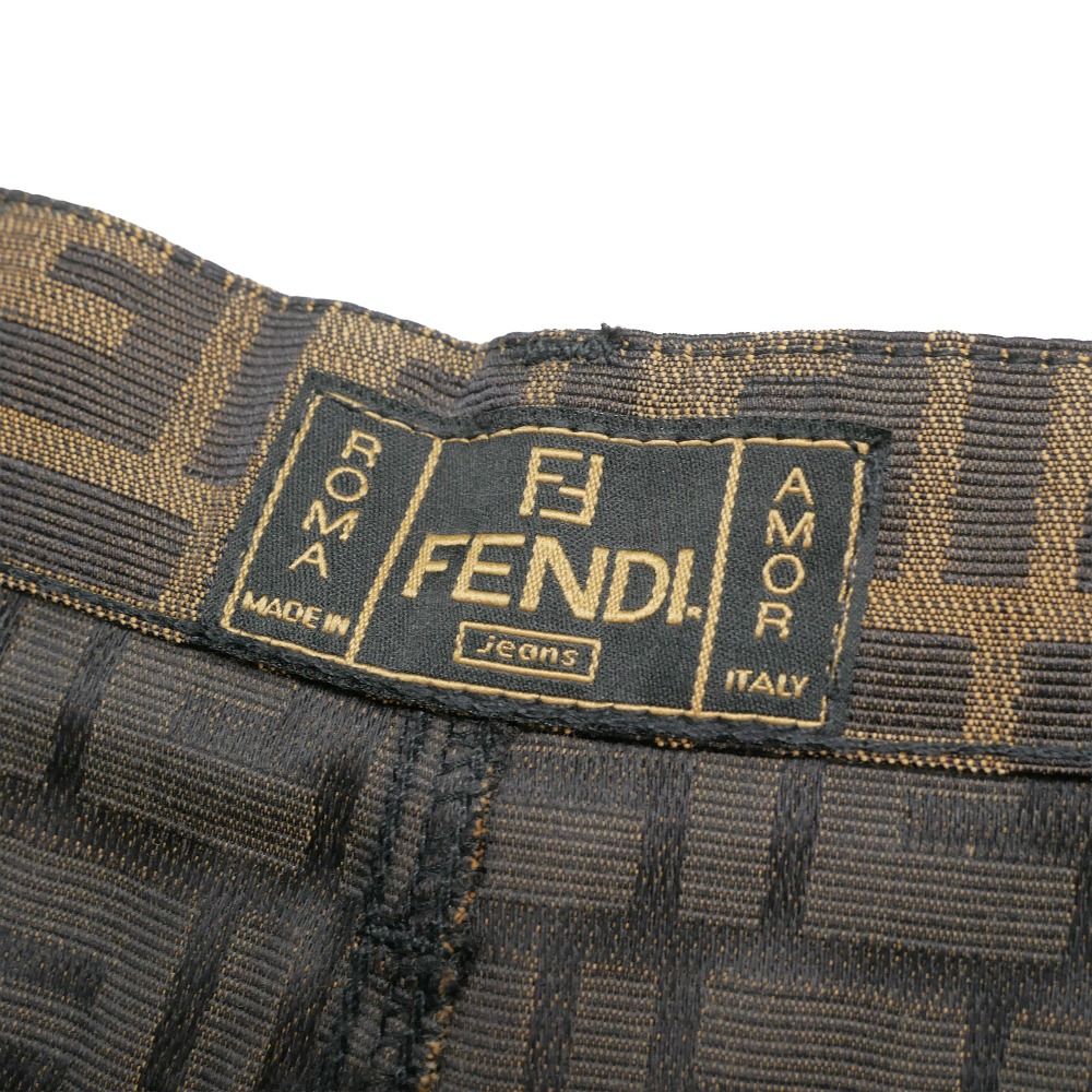 Fendi Vintage Skirt 42 36 28 Zucca Tight — view 7