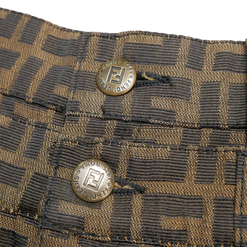 Fendi Vintage Skirt 42 36 28 Zucca Tight — view 5