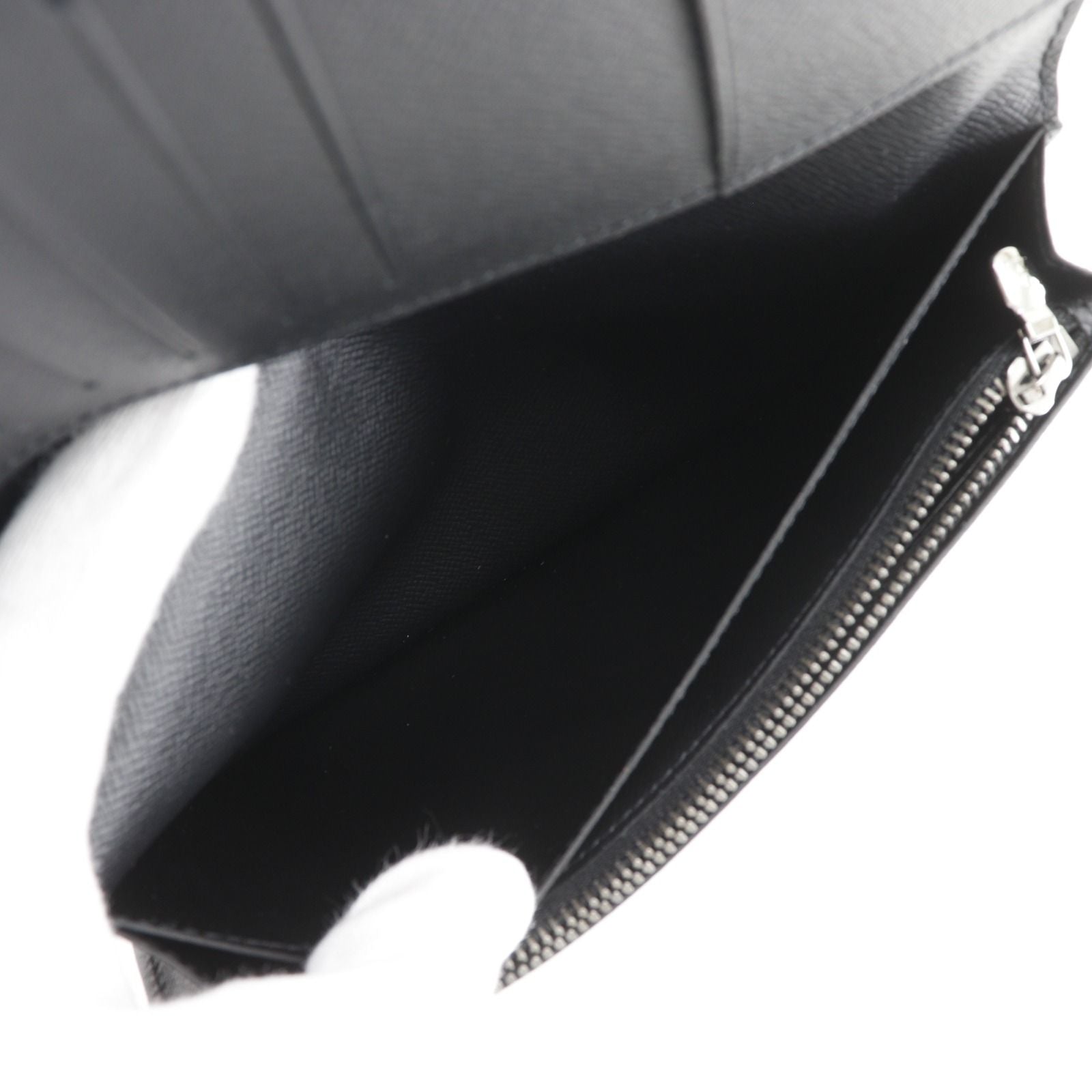 Louis Vuitton Portefeuille Brazza Monogram Eclipse Black Wallet — view 6