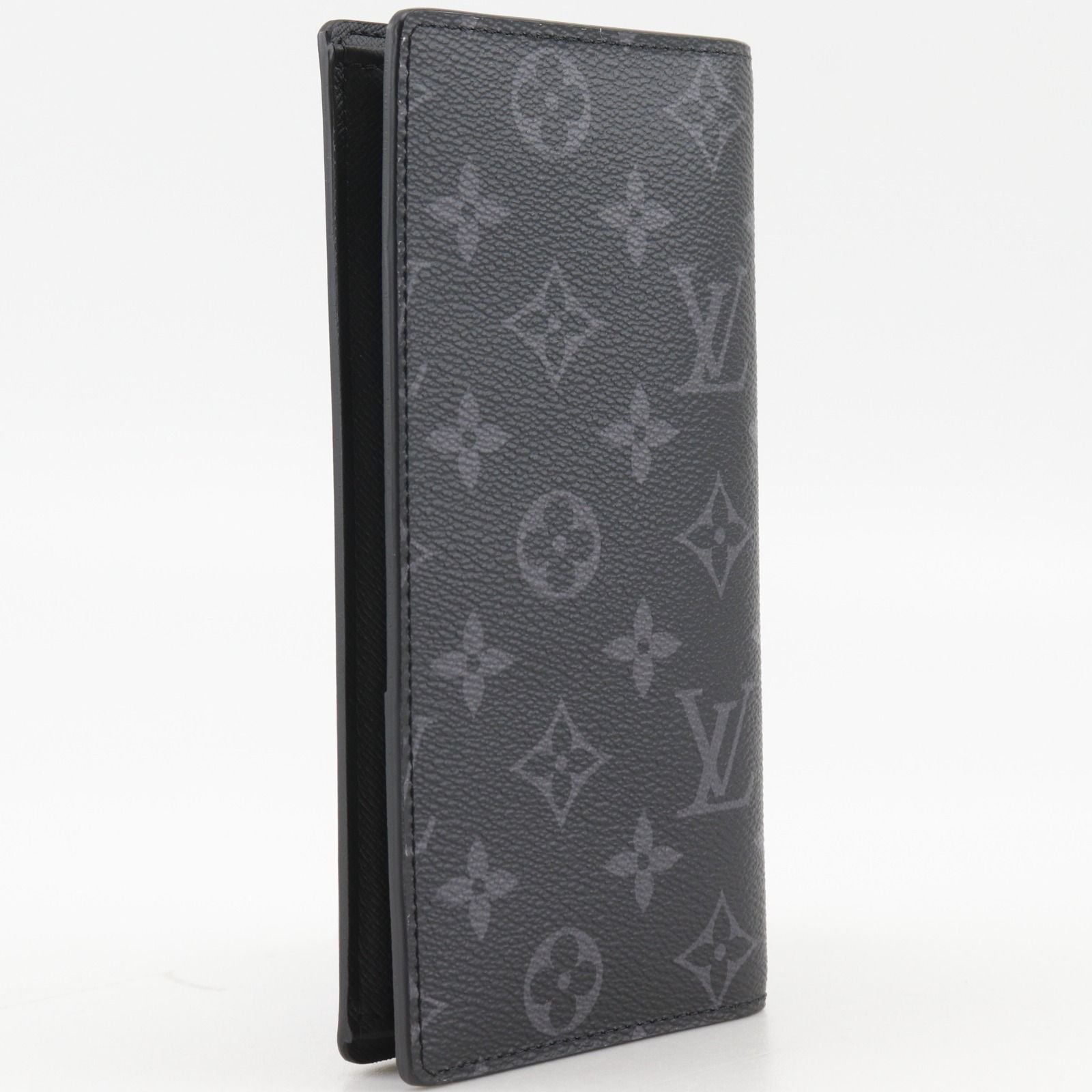 Louis Vuitton Portefeuille Brazza Monogram Eclipse Black Wallet — view 3