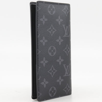 Louis Vuitton Portefeuille Brazza Monogram Eclipse Black Wallet — view 3
