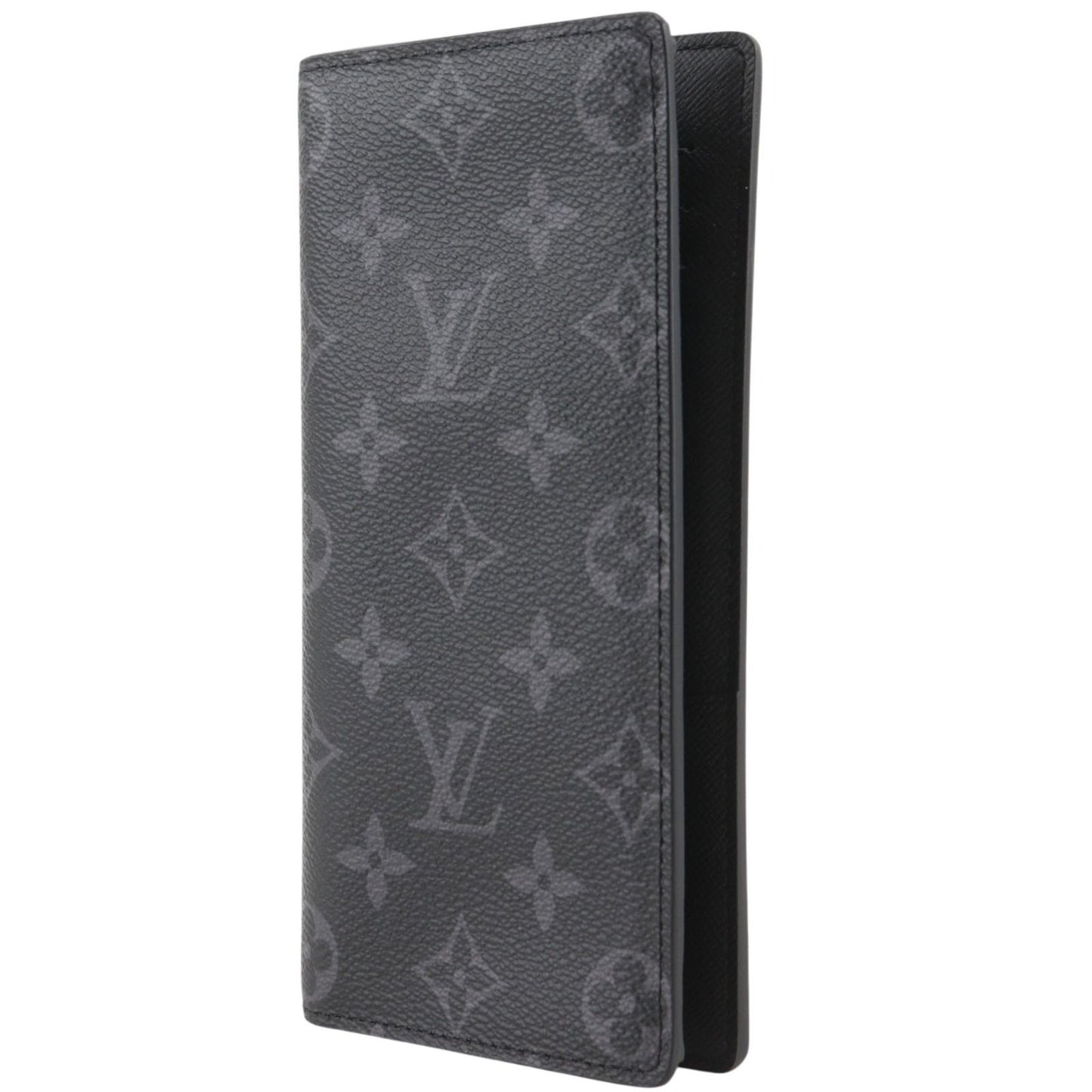 Louis Vuitton Portefeuille Brazza Monogram Eclipse Black Wallet — view 2