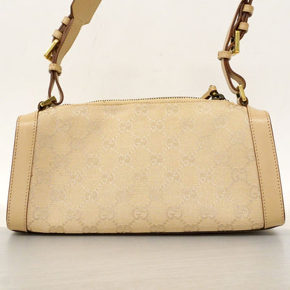 Gucci Handbag GG Canvas Beige Gold — view 9