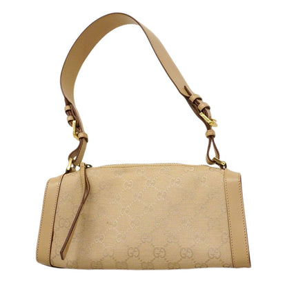 Gucci Handbag GG Canvas Beige Gold