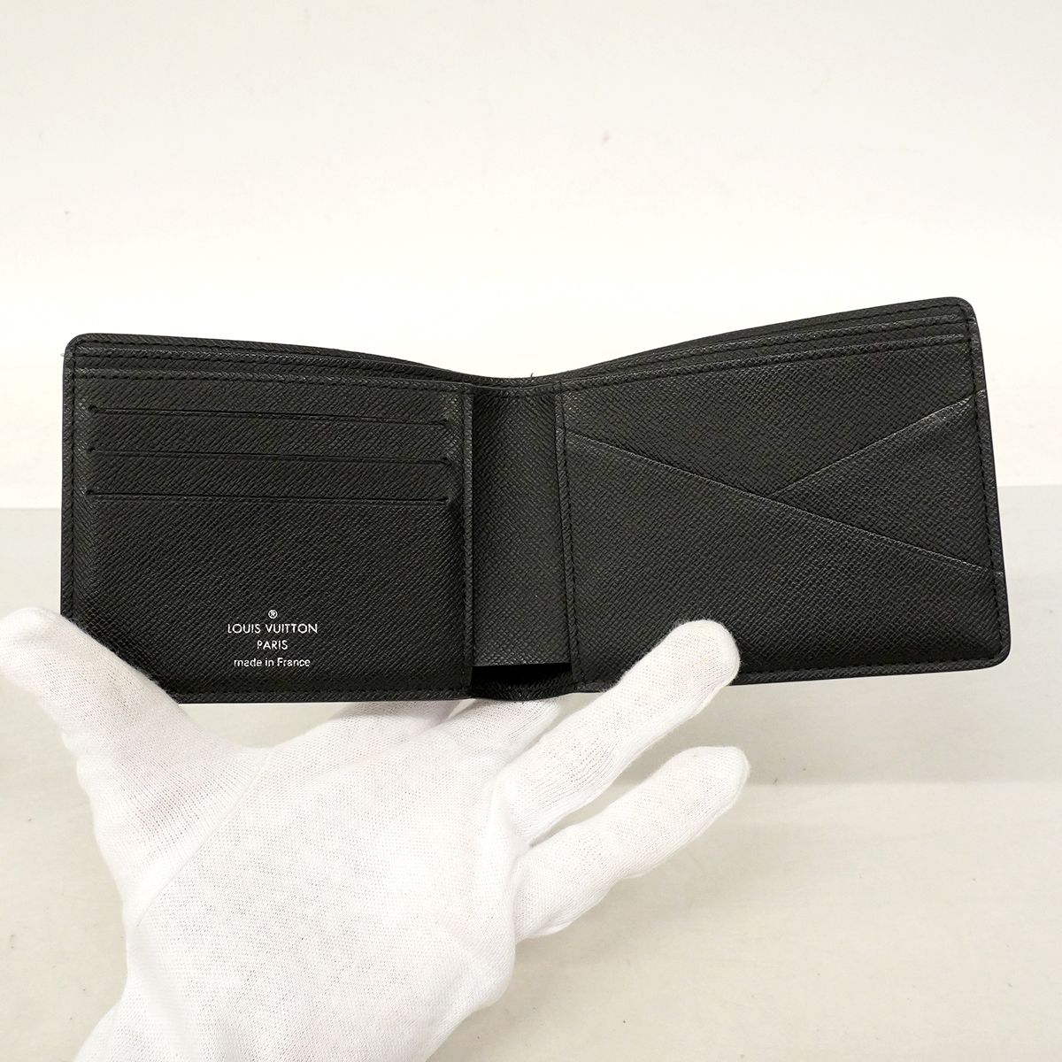 Louis Vuitton Wallet Monogram Eclipse Portefeuille Multiple Black — view 4