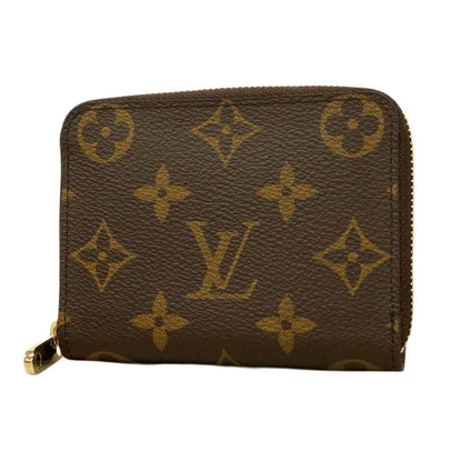 Louis Vuitton Coin Case Monogram Zippy Purse Brown