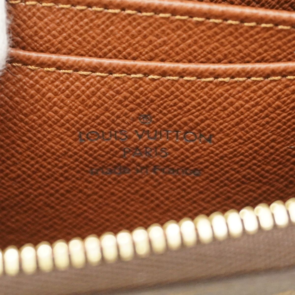 Louis Vuitton Coin Case Monogram Zippy Purse Brown — view 5