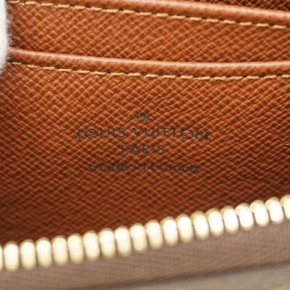 Louis Vuitton Coin Case Monogram Zippy Purse Brown — view 5