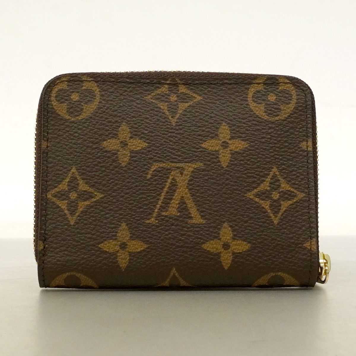 Louis Vuitton Coin Case Monogram Zippy Purse Brown — view 6
