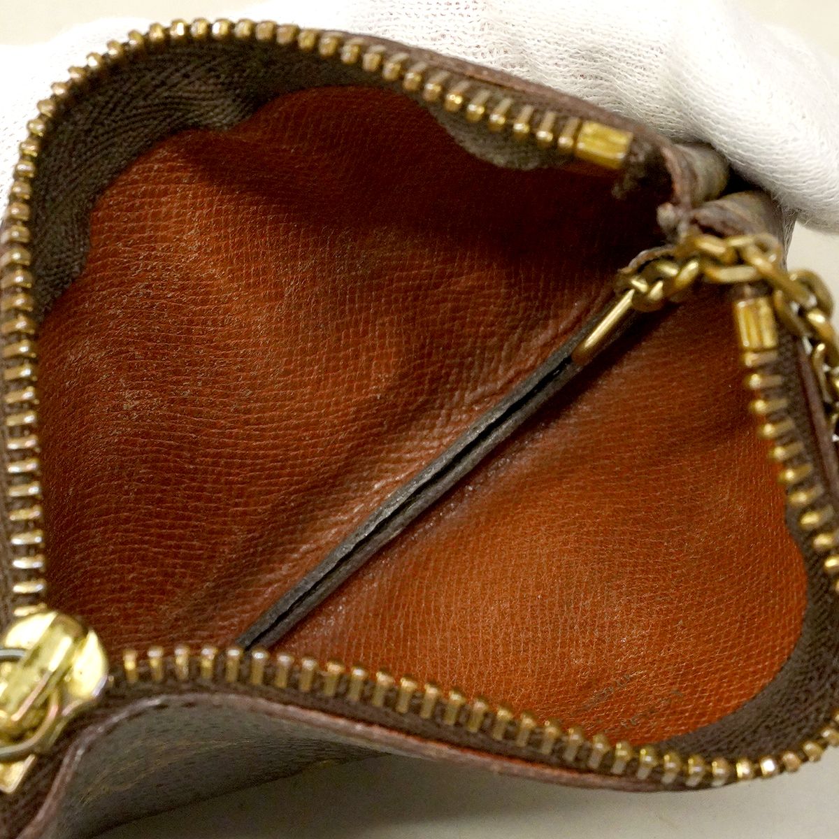 Louis Vuitton Coin Case Monogram Pochette Cles Brown — view 4