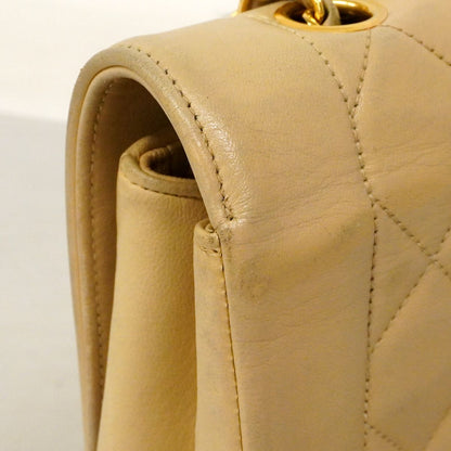 Chanel Shoulder Bag Diana Lambskin Beige Gold — view 6