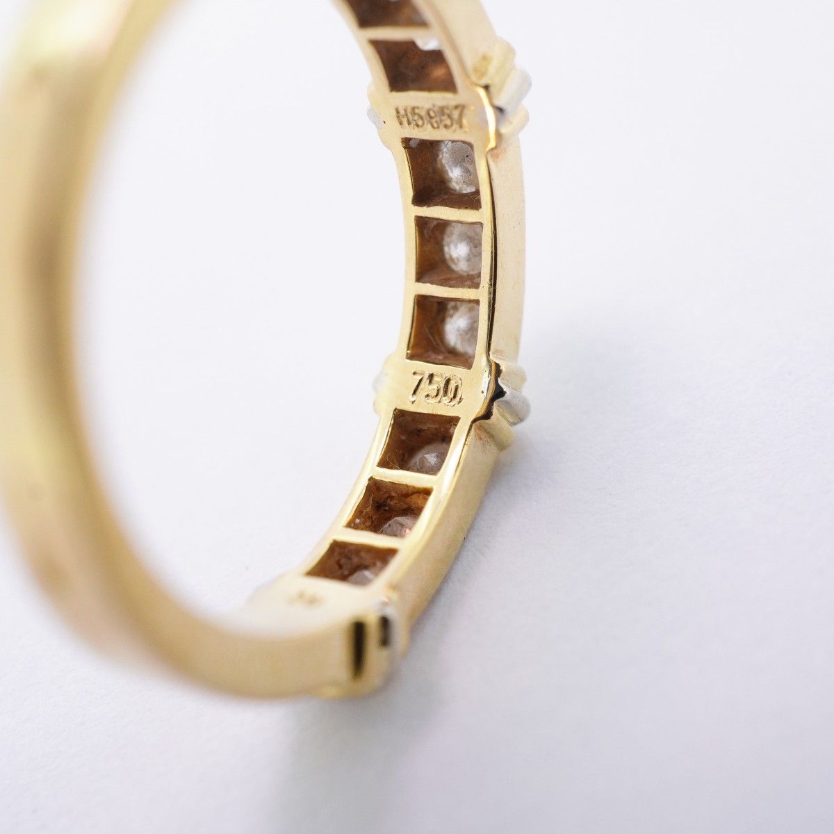 Cartier Ring Contessa 18k Yellow Gold 18k White Diamond — view 6