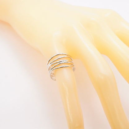 Tiffany & Co Ring Wave Row 925 Sterling Silver — view 7
