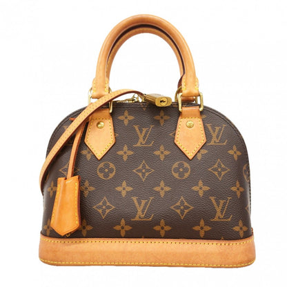 Louis Vuitton Handbag Monogram Alma BB Brown 2-Way