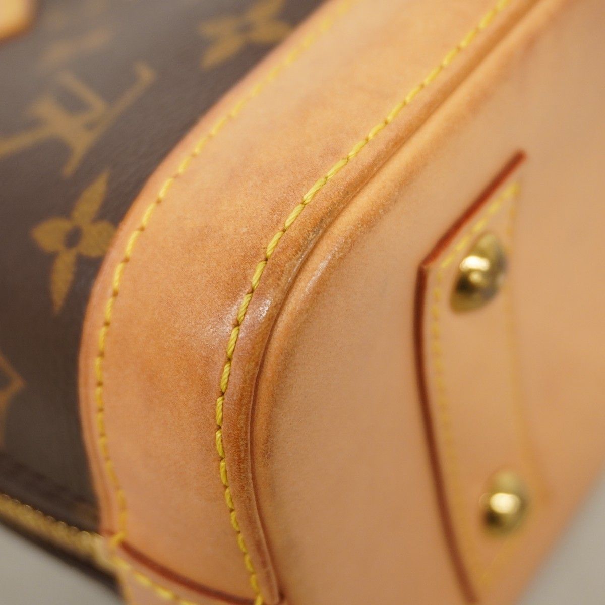 Louis Vuitton Handbag Monogram Alma BB Brown 2-Way — view 6