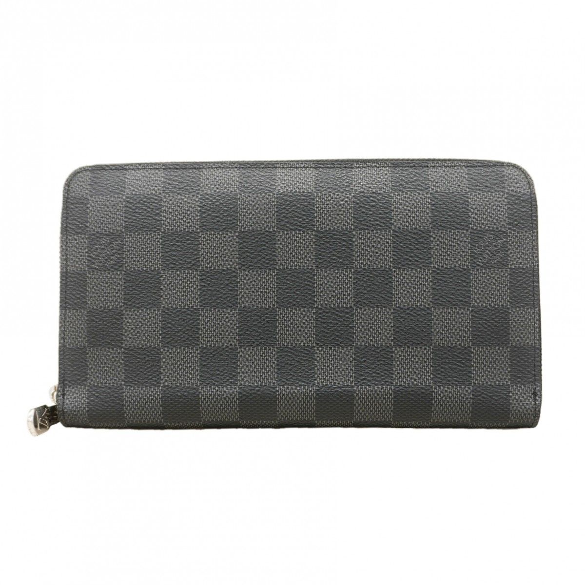 Louis Vuitton Wallet Damier Graphite Zippy Organizer NM Black Gray