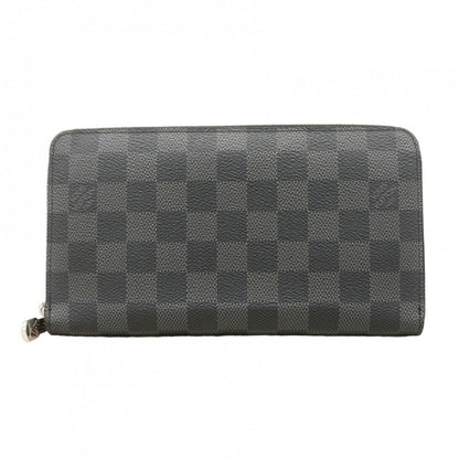 Louis Vuitton Wallet Damier Graphite Zippy Organizer NM Black Gray