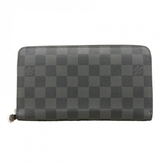 Louis Vuitton Wallet Damier Graphite Zippy Organizer NM Black Gray