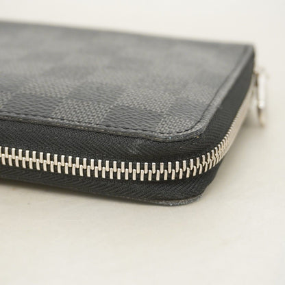Louis Vuitton Wallet Damier Graphite Zippy Organizer NM Black Gray — view 6