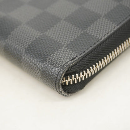 Louis Vuitton Wallet Damier Graphite Zippy Organizer NM Black Gray — view 5