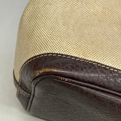 Hermes Tote Garden Party PM Toile Ash Brown Silver — view 6