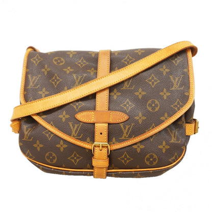 Louis Vuitton Shoulder Bag Monogram Saumur 30 Brown