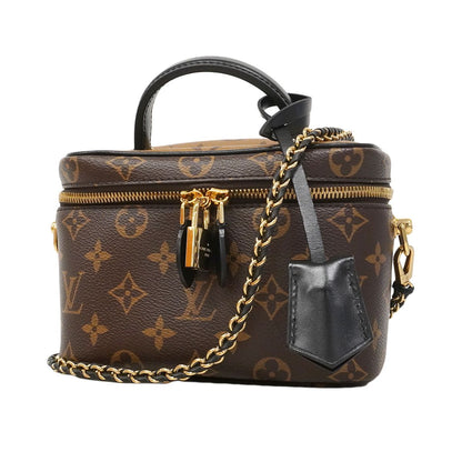 Louis Vuitton Handbag Monogram Reverse Vanity Nvpm Brown 2-Way