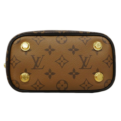 Louis Vuitton Handbag Monogram Reverse Vanity Nvpm Brown 2-Way — view 3
