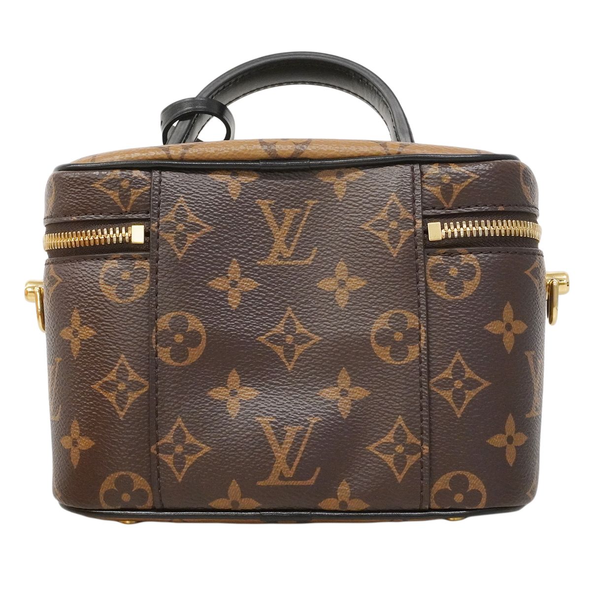 Louis Vuitton Handbag Monogram Reverse Vanity Nvpm Brown 2-Way — view 9