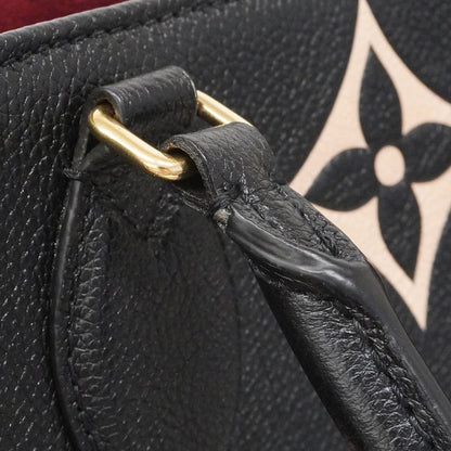Louis Vuitton Tote Monogram Empreinte Bicolor On The Go Black Beige 2-Way — view 8