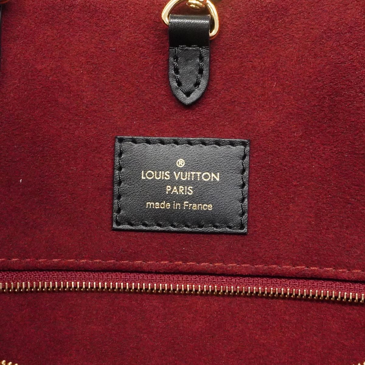 Louis Vuitton Tote Monogram Empreinte Bicolor On The Go Black Beige 2-Way — view 5
