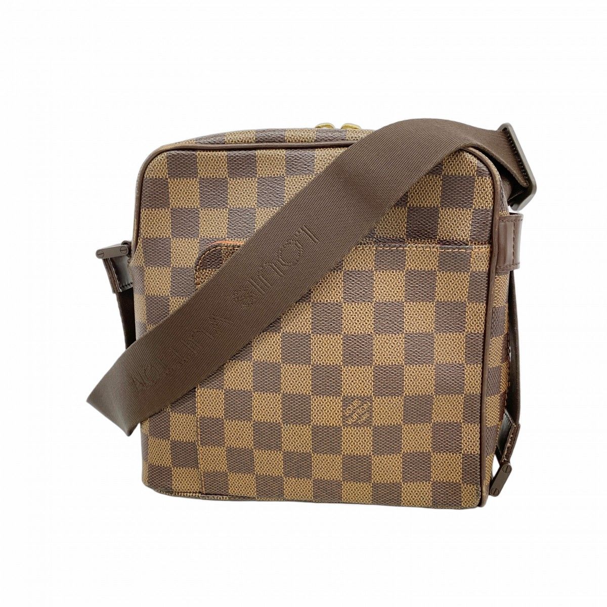 Louis Vuitton Shoulder Bag Damier Olaf PM Ebene